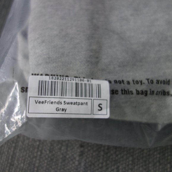 VeeFriends Classic Ash Grey Track Suit Size S - Picture 5 of 15